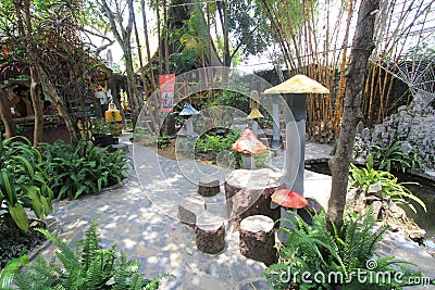 Property, plant, resort, backyard, yard, outdoor, structure, garden, arecales, courtyard, real, estate, tree, patio, landscaping, Editorial Stock Photo